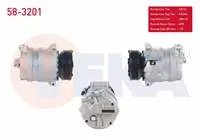 KLIMA KOMPRESORU 6PK 119mm OPEL VECTRA B 1.7 TD - 2.0 DI - 2.0 DTI - 2.0i 1995-2003