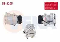 KLIMA KOMPRESORU 5PK 109mm OPEL ASTRA J 1.4i 2009-2016/ INSIGNIA 1.4 T 2008-/ MERIVA B 1.4 2010-/ CHEVROLET CRUZE 1.4 2011-2014