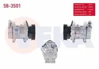 KLIMA KOMPRESORU 6PK 125mm DACIA LOGAN 1.4 MPI 2004-2012/ SANDERO 1.4 2008-2013/ RENAULT KANGOO 1.5 DCI 1998-2008/ CLIO II 1.5 DCI 1998-2005/ MEGANE II 1.5 DCI 2002-2008/ SYMBOL 1.5 DCI 2008-2012