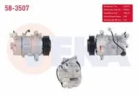 KLIMA KOMPRESORU 7PK 115mm RENAULT GRAND SCENIC III 1.4i 16v 2009- / MEGANE III 1.4 TCe 2008-2015 / SCENIC III 1.4i 16v 2009- / MERCEDES VITO (W447) 109 - 111 CDI 2014-