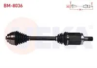 KOMPLE AKS SOL ON BMW 3 SERISI (F30) 320 D XDRIVE A-T/M-T UZUNLUK 550 mm 2011-