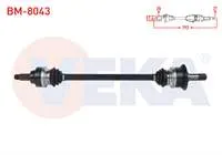 KOMPLE AKS SAG ARKA UZUNLUK 793mm BMW 116i - 118i (F20,F21) 2010- / 316i - 320i (F30) 2011-