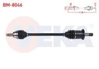 KOMPLE AKS SOL ARKA UZUNLUK 750 mm BMW 1 SERISI (F20,F21) 116 i - 118 i - 120 i 2010-/ 3 SERISI (F30) 316 i - 318 i - 320 i - 320i xDrive 2011-/ 4 SERISI (F32) 418 i 2013-