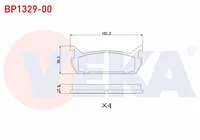 FREN BALATA ARKA MAZDA 323 VI (BJ) 2.0i 1998-2004 / 323 IV (BG) 1.8i 16v 1989-1994 / MX-5 I (NA) 1.6i 16v 1990-1998/ DAIHATSU APPLAUSE II 1.6 16v 1997-/ SUZUKI BALENO (EG) 1.6i 16v 1995-2002