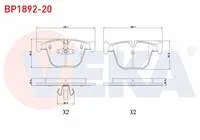 FREN BALATA ARKA IKAZLI BMW 5 SERISI GRAN TURISMO (F07) 520 D 2009-