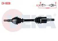 KOMPLE AKS SOL ON CHEVROLET CAPTIVA (C100) 2.0 D A-T 4×4 UZUNLUK 618,5mm 2006-2012