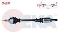 KOMPLE AKS SOL ON CITROEN C2 (JM) 1.4 HDI MA68 SANZIMAN UZUNLUK 643mm 2003-2009