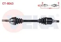 KOMPLE AKS SOL ON CITROEN C5 II (RC) 1.6 HDI M-T UZUNLUK 648mm 2004-2008