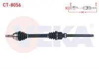 KOMPLE AKS SAG ON UZUNLUK 862mm C3 AIRCROSS 1.2 PURETECH - C3 III 1.2 2016-/ DS3 II 1.2 THP 2014-/ 2008 1.2 PURETECH 2013- / 208 1.6 HDI 2012-