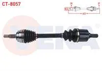 KOMPLE AKS ON SOL UZUNLUK 622mm CITROEN C5 AIRCROSS 1.5 BlueHDI - 1.6 PURETECH - 1.2 PureTech 8 ILERI A-T 2018-/ PEUGEOT 3008 1.2 8 ILERI A-T 2016-/ 1.5 BlueHDI 6 ILERI A-T/M-T - 8 ILERI A-T 2018-