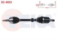 KOMPLE AKS SOL ON UZUNLUK 643mm DACIA DUSTER 1.5 DCI A-T 2017-