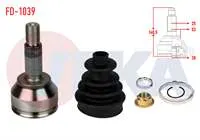 AKS KAFASI SOL-SAG ON DIS FORD FIESTA V 1.4 TDCI 25×20X53 UZUNLUK 141 mm 2001-2008