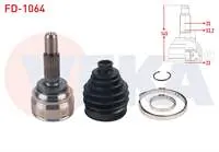 AKS KAFASI SOL-SAG ON DIS 25×23X53,2 UZNLUK 145mm FORD FIESTA VII 1.5 TDCI M-T 6 ILERI 2017-