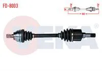 KOMPLE AKS SOL ON FORD FOCUS II (DA) 1.6 TDCI  UZUNLUK 582mm 2004-2011