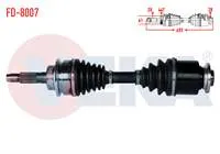 KOMPLE AKS SOL ON FORD RANGER (ET) 2.5 TD 4×4 ABSLI 44 DIS UZUNLUK 492mm 2006-2011