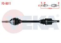 KOMPLE AKS SOL ON FORD TRANSIT (FA_ _) 2.4 TDCI ABSLI 48 DIS UZUNLUK 798,5mm 2000-2006
