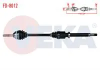 KOMPLE AKS SAG ON FORD TRANSIT (FA_ _) 2.4 TDCI ABSLI 48 DIS UZUNLUK 1059,5mm 2000-2006