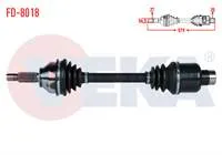 KOMPLE AKS SAG ON FORD MONDEO III 2.0i 16v  UZUNLUK 579mm 2000-2007
