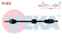 KOMPLE AKS ON SAG FORD ESCORT VII 1.6 16v UZUNLUK 899mm 1995-1999