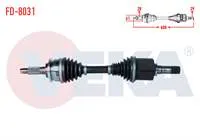 KOMPLE AKS SOL ON FORD RANGER (TKE) 2.2 TDCI A-T/M-T UZUNLUK 608mm 2011-