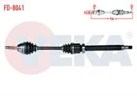 KOMPLE AKS SAG ON FORD FOCUS I (DAW,DBW) 1.4i 16v  UZUNLUK 934mm 1998-2004