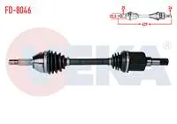 KOMPLE AKS SOL ON FORD TRANSIT CONNECT 1.8 TDCI 75 HP  UZUNLUK 628mm 2002-2013