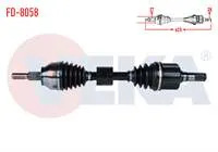 KOMPLE AKS SOL ON FORD FOCUS 1.6 TDCI A-T UZUNLUK 623mm 2015-