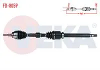 KOMPLE AKS SAG ON FORD FOCUS 1.6 TDCI A-T UZUNLUK 967mm 2015-