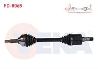 KOMPLE AKS SOL ON UZUNLUK 755mm FORD TRANSIT CUSTOM (V362) UZUN SASE 2.2 TDCI - 2.0 TDCI 2012-