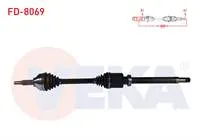 KOMPLE AKS SAG ON UZUNLUK 1089mm FORD TRANSIT CUSTOM (V362) UZUN SASE 2.2 TDCI - 2.0 TDCI 2012-