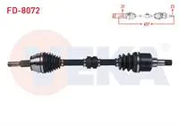KOMPLE AKS SOL ON FORD FOCUS III 1.6 TI-VCT M-T UZUNLUK 657 mm 2011-2015