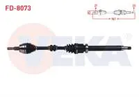KOMPLE AKS SAG ON FORD FOCUS III 1.6 TI-VCT M-T UZUNLUK 961 mm 2011-2015