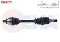 KOMPLE AKS SOL ON FORD MONDEO IV 1.6. TDCI - 2.0 TDCI M-T UZUNLUK 603mm 2007-2014