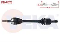 KOMPLE AKS SOL ON FORD FOCUS III 1.6 TI-VCT A-T UZUNLUK 606mm 2011-2015