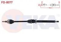 KOMPLE AKS SAG ON FORD FOCUS III 1.6 TI-VCT A-T UZUNLUK 1014mm 2011-2015