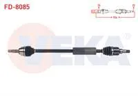 KOMPLE AKS SAG ON UZUNLUK 934mm FORD FIESTA VII 1.5 TDCI M-T 6 ILERI 2017-