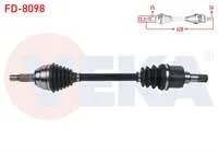 KOMPLE AKS SOL ON UZUNLUK 628mm FORD FIESTA VII 1.5 TDCI 2017-