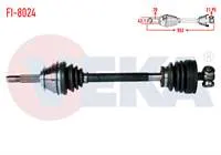 KOMPLE AKS SOL ON FIAT UNO 70 1.4i UZUNLUK 552 mm 1994-2000