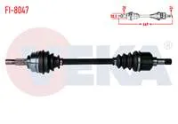 KOMPLE AKS SOL ON UZUNLUK 669mm CITROEN C5 III 1.6 HDI M-T 2008-2015/ JUMPY II 1.6 HDI  2006-/ PEUGEOT 407 1.6 HDI 2004-/ EXPERT TEPEE 1.6 HDI 2007-/ FIAT SCUDO 1.6 MJT 2007-