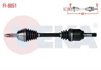 KOMPLE AKS SOL ON FIAT DOBLO (152,263) 1.3 MJT UZUNLUK 602mm 2010-