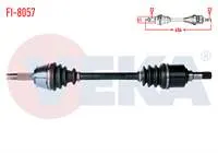 KOMPLE AKS SOL ON FIAT DOBLO (119,223) 1.4  UZUNLUK 636mm 2001-2010