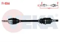 KOMPLE AKS SOL ON FIAT LINEA (323) 1.4 UZUNLUK 641mm 2007-