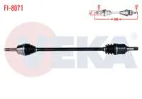 KOMPLE AKS SAG ON FIAT PALIO 1.4i UZUNLUK 900 mm 2002-2010