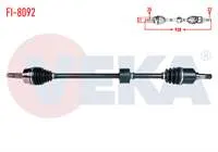 KOMPLE AKS SAG ON FIAT STILO (192) 1.6 16v M-T UZUNLUK 938mm 2001-2010