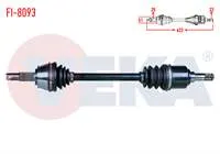 KOMPLE AKS SOL ON FIAT MAREA LIBERTY (185) 1.6i 16v M-T UZUNLUK 622mm 2002-2007