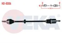 KOMPLE AKS SAG ON HONDA CIVIC VIII 1.6 A-T UZUNLUK 912mm 2005-2012