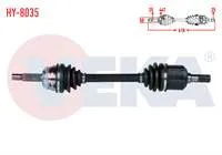 KOMPLE AKS SOL ON HYUNDAI ACCENT ADMIRE 1.5 CRDI 3 PISTONLU ABSLI 44 DIS UZUNLUK 618mm 2003-2006