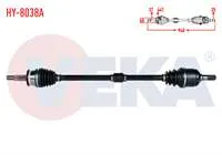 KOMPLE AKS SAG ON HYUNDAI ELANTRA 1.6i A-T ABSLI 44 DIS UZUNLUK 940mm 2001-2007