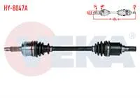 KOMPLE AKS SOL ON HYUNDAI I10 (PA) 1.1i 12v M-T ABSLI 48 DIS UZUNLUK 624mm 2008-2013
