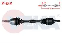 KOMPLE AKS SOL ON HYUNDAI ACCENT BLUE 1.6 CRDI 4 ILERI A-T ABSLI 48 DIS UZUNLUK 646mm 2012-
